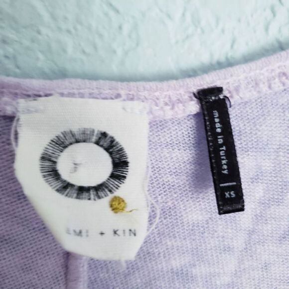 Anthropologie Akemi‎ + Kim Light Purple Linen Savoy Swing Tank - Picture 4 of 6
